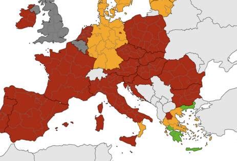 Covid La Zona Rossa Si Estende A Tutta Europa Francia Spagna E