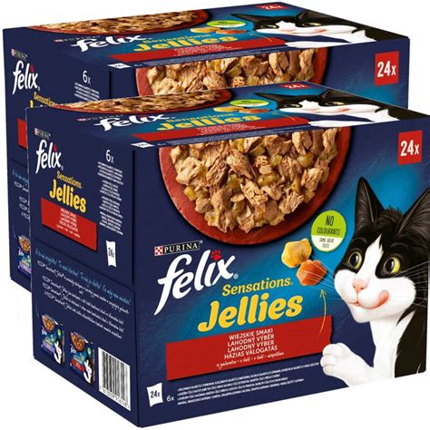 Felix Sensations Jellies Karma Dla Kotów Wiejskie Smaki W Galaretce 4