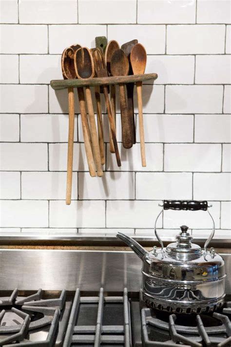 Design Sleuth: Wall-Mounted Wooden Spoon Holder - The Organized Home