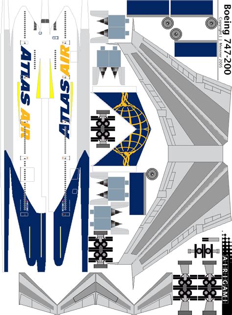 X4g Atlas Air Papier Avion By Airigami