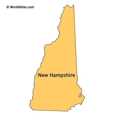 New Hampshire Maps And Facts World Atlas