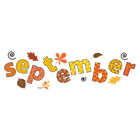 Premium Vector Welcome September New Month Hello September Clip