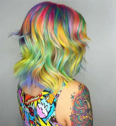 28 Rainbow Hair Colors Ideas Rainbow Hair Rainbow Hair Color Hair Color