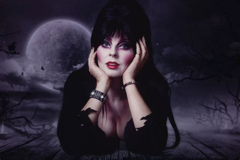 Elvira Is Staying Home For Halloween This Year