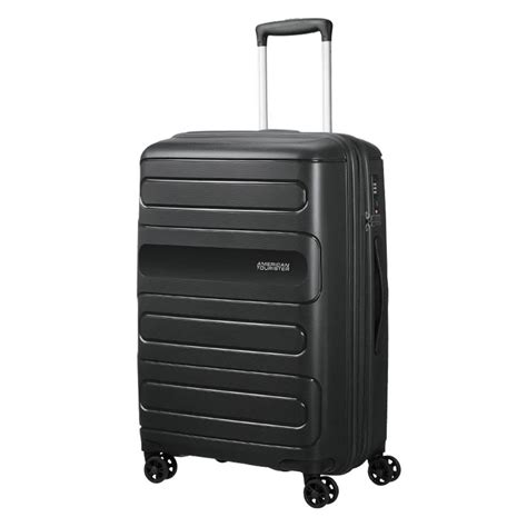 Mala De Viagem American Tourister Sunside Média Preto Viajante Moderno