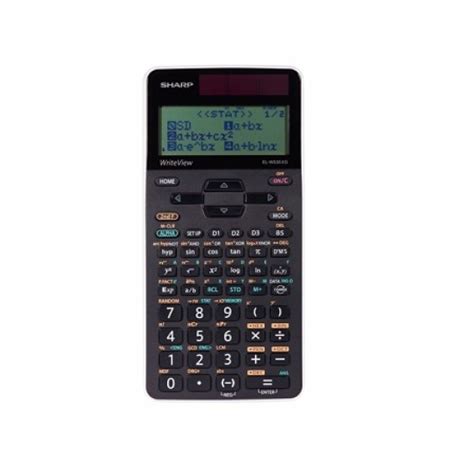 Calculatrice Scientifique Solaire Sharp El W Xgb Wh L Chelle Du