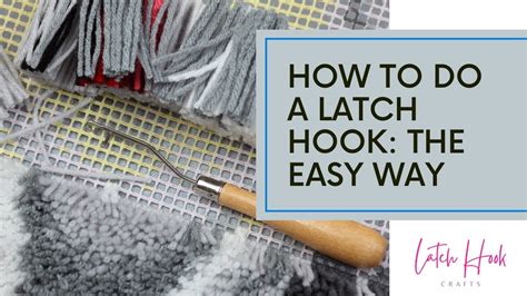 Beginner S Guide To Latch Hook Kits Learn In 60 Seconds YouTube