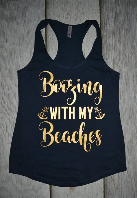 Custom Beach Bachelorette Cruise Tanks Lets Get Ship Faced Etsy