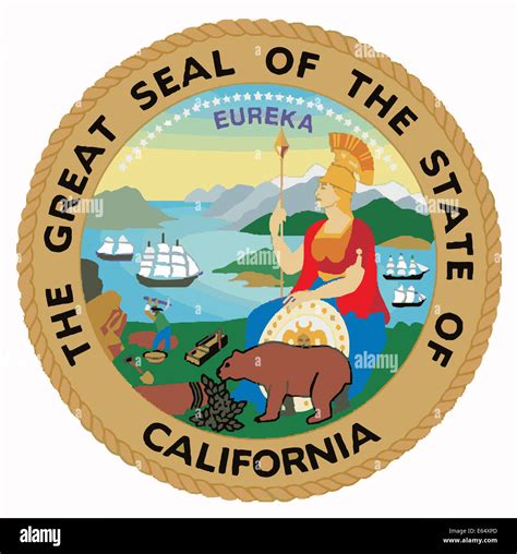 Seal state of california Cut Out Stock Images & Pictures - Alamy