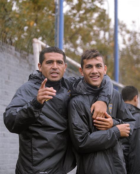 Riquelme On Twitter Juan Rom N Riquelme Y Leandro Paredes A O