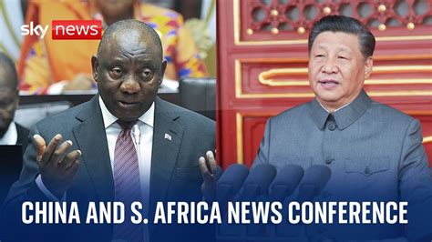 Chinese President Xi Jinping Holds News Conference With South African