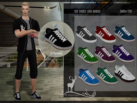 The Sims 4 Dsf Shoes Axis Adidas Sims 4 Cc Shoes Sims 4 Men Clothing Cc Shoes