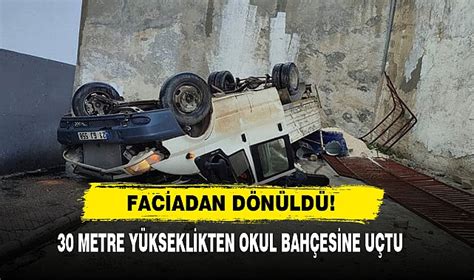 Faciadan D N Ld Metre Y Kseklikten Okul Bah Esine U Tu Asay