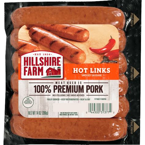 Hot Links Smoked Sausage Hillshire Farm® Brand