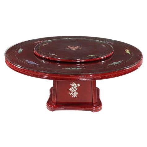 Chinese Lazy Susan Dining Table in United States