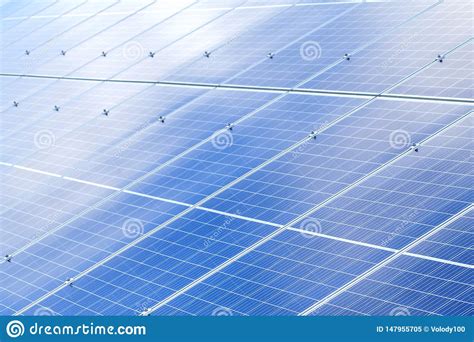 Fondo De Los Paneles Solares Fuente De Energ A Renovable Fotovoltaica