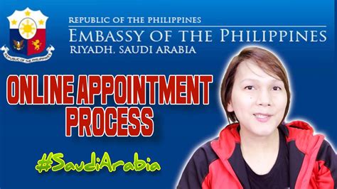 How To Make Online Appointment In Philippine Embassy Riyadh Saudi Arabia Experience