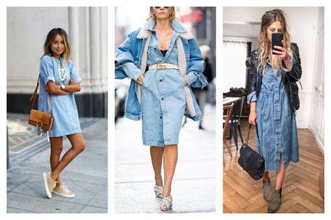 Comment Porter Une Robe En Jean Avec Style