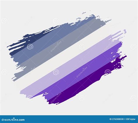 Lesbian Flag Painted With Brush On White Background LGBT Rights Concept Modern Pride Parades