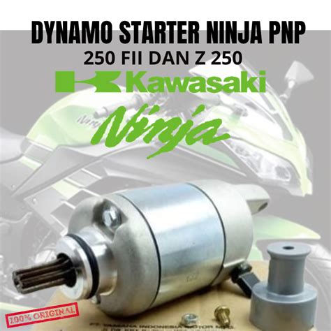 Jual Dinamo Starter Kawasaki Ninja Fi Z Karbu Baru