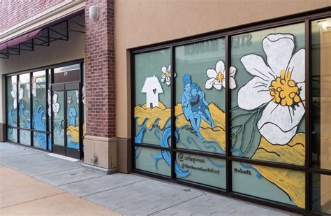 Window Murals - ViBe Creative District