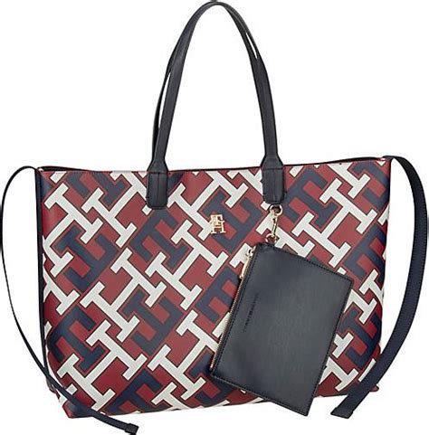 TOMMY HILFIGER Shopper Iconic Tommy Tote Monogram FA22 In Dunkelblau