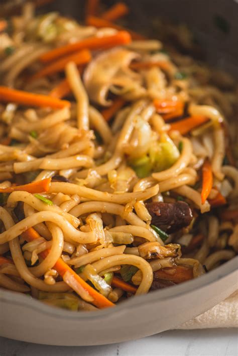 Vegan Udon Noodle Stir Fry Running On Real Food