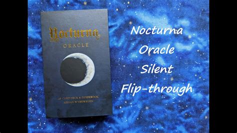 Nocturna Oracle Silent Flip Through Youtube