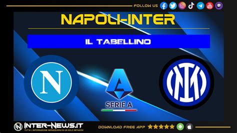 Napoli Inter Il Tabellino Della Partita Della Giornata Di Serie A