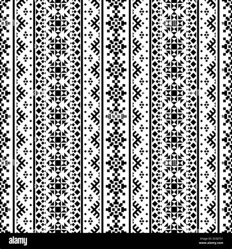 Seamless Pattern Of Aztec Motif Tribal Ethnic Texture Background Design