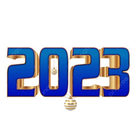 2023 Feliz Año Nuevo Diseño 3d Png Feliz Año Nuevo 3d 2023 Png Y