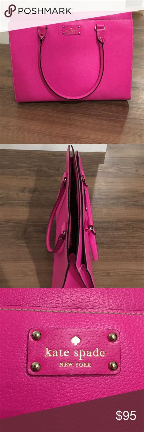 Hot Pink Kate Spade Tote Kate Spade Totes Kate Spade Tote Bag Kate