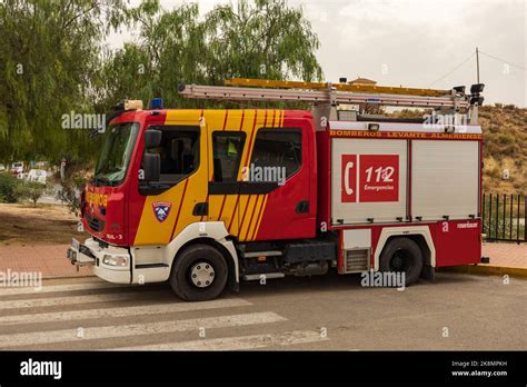 Spanish Fire Engine Stock Photo Alamy