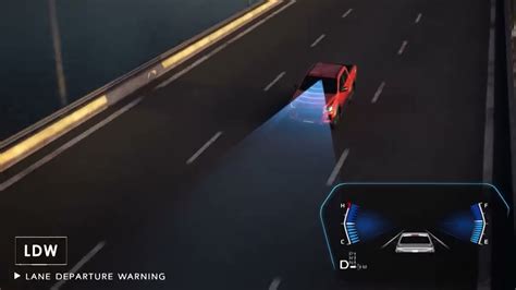 Lane Departure Warning Ldw Isuzu D Max X Terrain Adas Feature Youtube