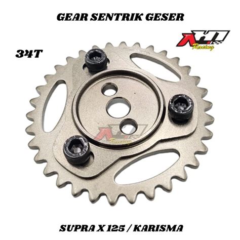 Jual GIGI SENTRIK GESER SUPRA X 125 KARISMA 34 T 34T AH1 RACING