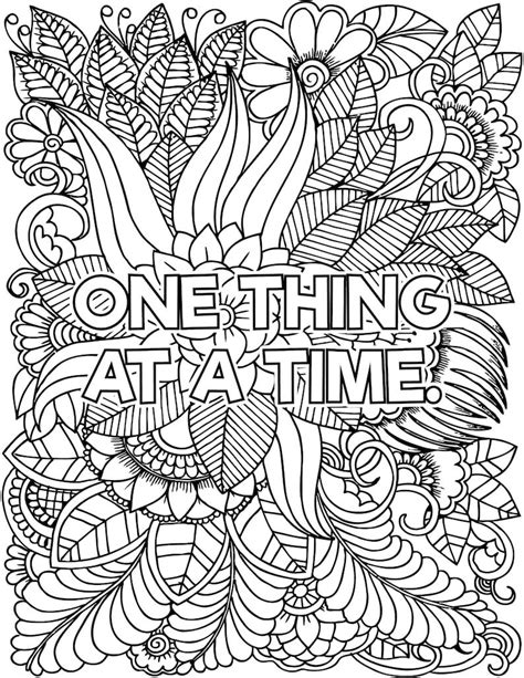 10 Adult Coloring Pages Download Printable Affirmations Coloring