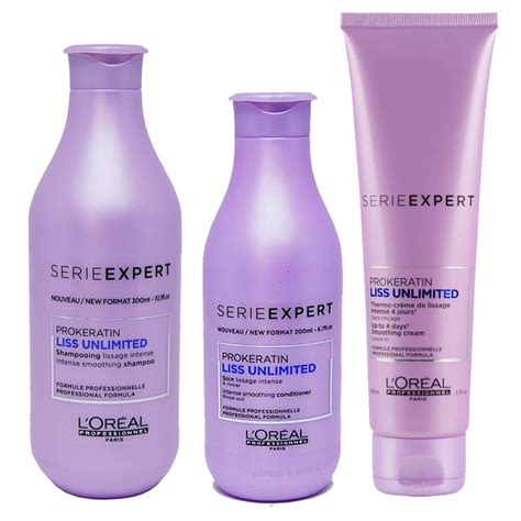 Kit L Or Al Professionnel S Rie Expert Liss Unlimited Shampoo Ml