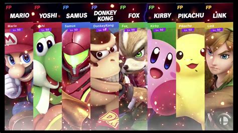 Super Smash Bros Ultimate Amiibo Fights Request 12035 All Star Team