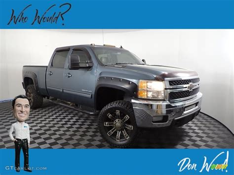 2011 Taupe Grey Metallic Chevrolet Silverado 2500hd Ltz Crew Cab 4x4 144183231 Photo 13