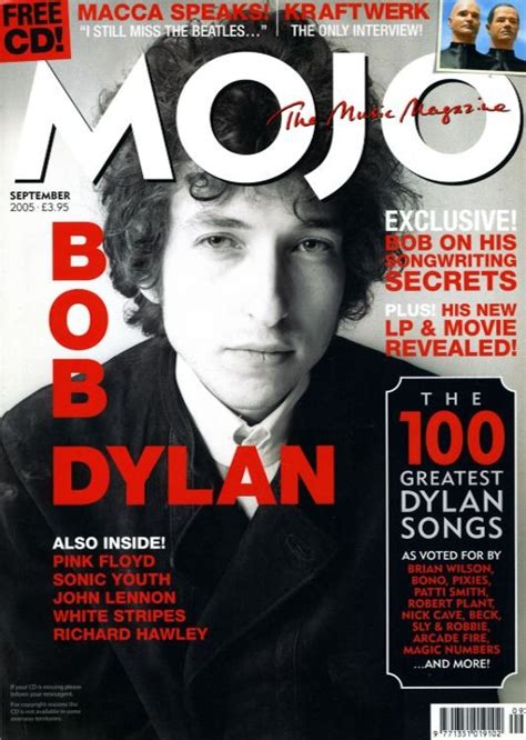 Mojo Magazine Bob Dylan Front Cover