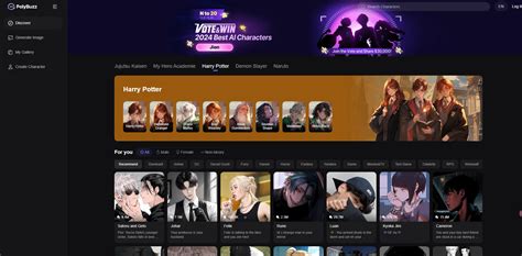 PolyBuzz - 免费、私密且无限制的人工智能角色聊天 - Aitoolnet