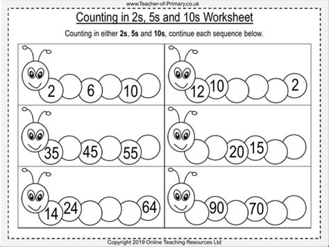 Counting In 2s 5s And 10s Year 2 Teaching Resources