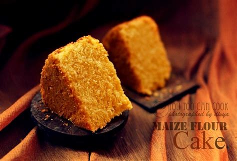 Corn Meal Cake | Maize Flour Orange Cake | Yellow Corn Flour Cake ...