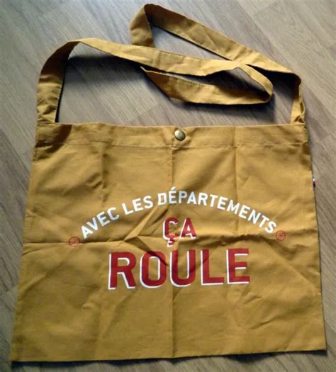 CYCLISME MUSETTE SACOCHE ça roule étape départements Tour de France