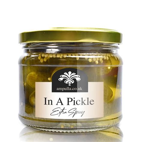 330ml Clear Glass Pickle Jar With Lid Ampulla Ltd