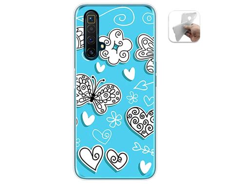 Funda Gel Tpu para Realme X3 SuperZoom X50 5G diseño Mariposas