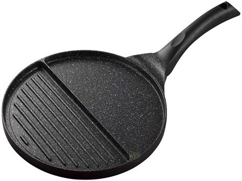 Patelnia Granitowa 2w1 Kinghoff KH 1364 Grillowa Indukcja 27 Cm Pan