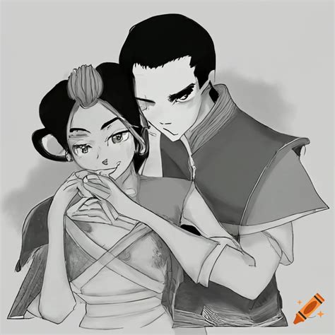 Romantic Artwork Of Zuko And Katara On Craiyon