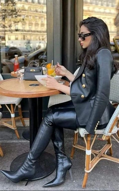 Pin By Bob Lawa On Dij Hoge Laarzen Fashion Outfits Leather