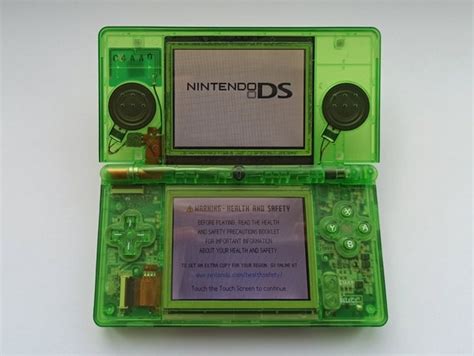 Custom Transparent Green Nintendo Ds Lite Console Modded Etsy